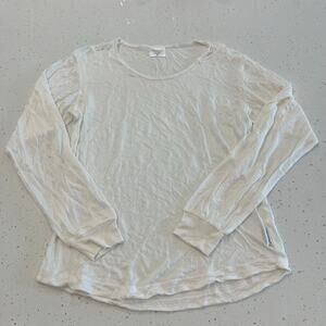 Thermasilk 100% Pure Silk Long Sleeve Shirt Size Large